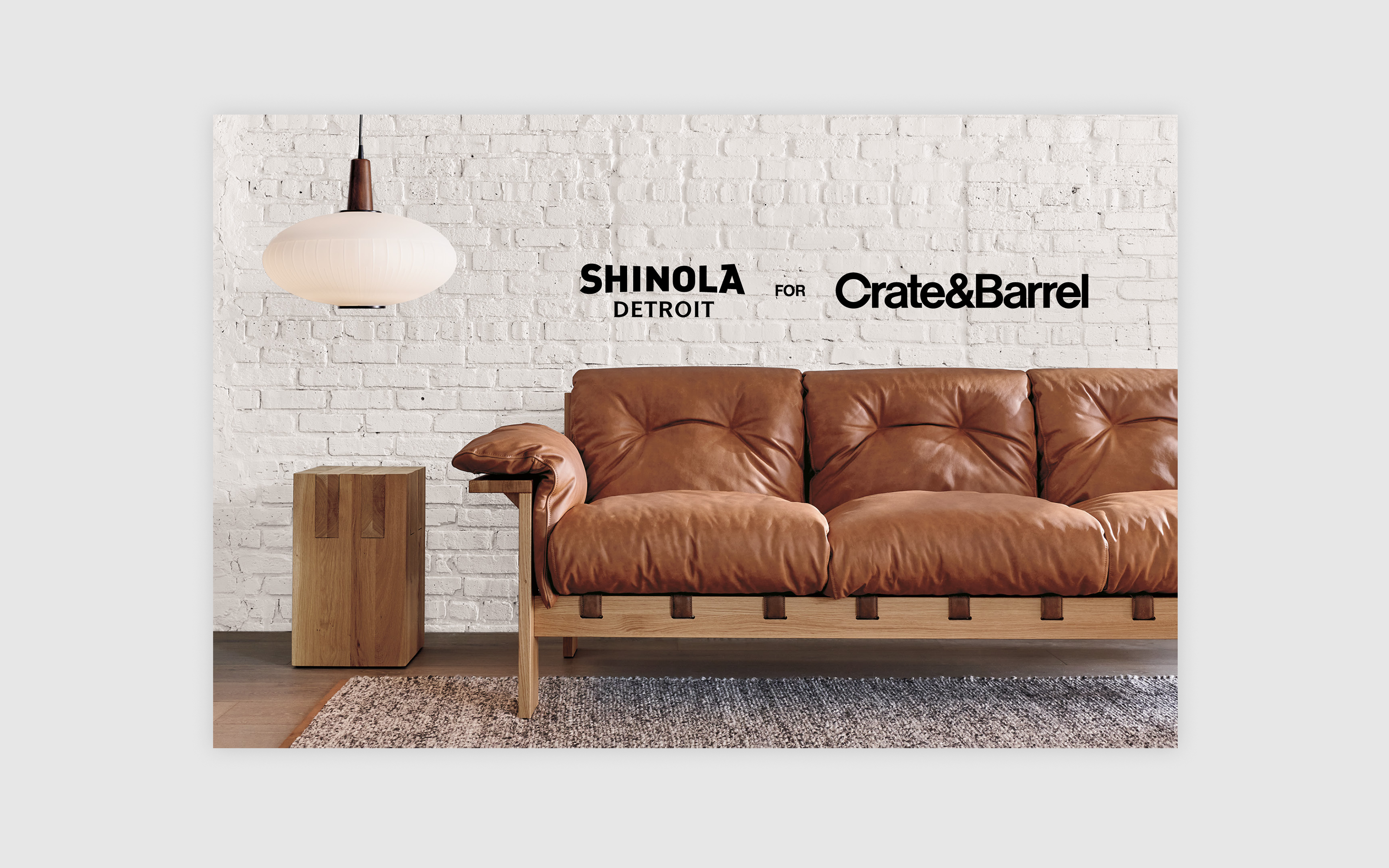 Shinola for Crate & Barrel PR Lookbook | Crate & Barrel